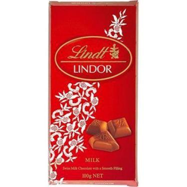 Imagem de Chocolate Suíço Lindt Lindor Milk Tablete 100 G