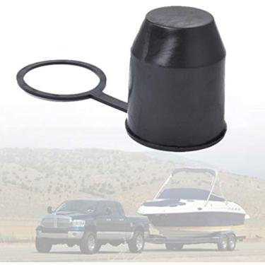 Imagem de LITEMATIRA Capa universal de bola de engate de trailer com gancho de reboque - tampa protetora impermeável de 5 cm, acessórios externos para trailers, caminhões, barcos