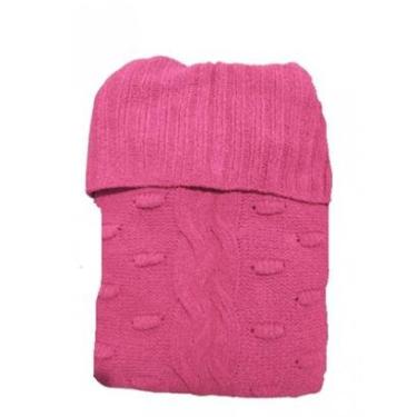 Imagem de Poncho Feminino Tricot Linha Mousse Outono Inverno Quentinho-Feminino