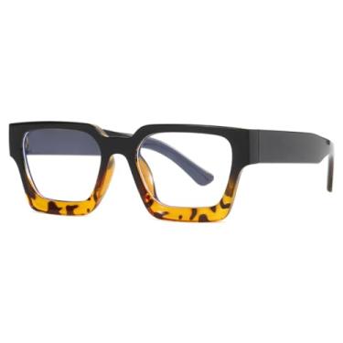 Imagem de Moda quadrada óculos de sol feminino tons uv400 vintage pequeno retângulo punk masculino condução óculos de sol, bl anti luz azul