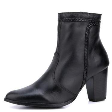 Imagem de Bota Social Mr. Gutt em Couro Cano Curto-Feminino