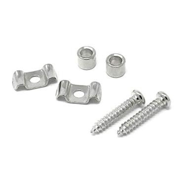 Imagem de Guia de retenção de árvore de corda vintage cromado (conjunto de 2) para guitarra Fender Stratocaster da VINTAGE FORGE | SRT60-CHR