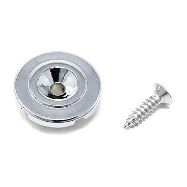 Imagem de Vintage Forge Árvore guia de retentor de cordas redondas cromadas para guitarra baixo Fender Precision Jazz Style e outros com parafuso BSR50-CHR