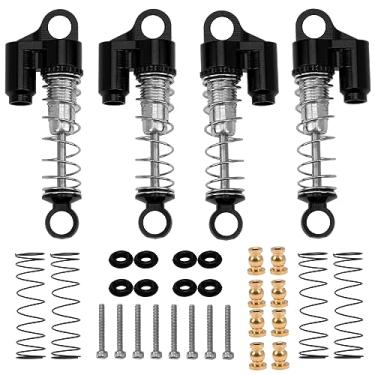 Imagem de Conjunto de amortecedores de suspensão montados com amortecedor de liga de alumínio Vgoohobby, substituição para carro Axial SCX24 AXI90081 AXI0001 AXI0002 1/24 RC Crawler Car