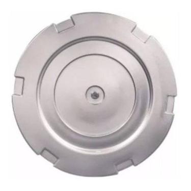 Imagem de Calota Tampa Centro Para Roda Gol Geração 3 G3 Prata Aro 15