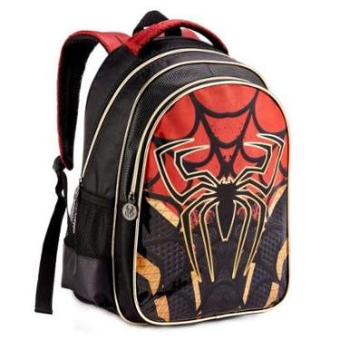 Imagem de Mochila Costas Escolar Infantil Miles Morales Spiderman Homem Aranha Grande Denlex-Masculino
