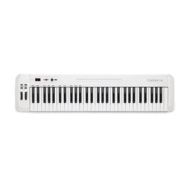 Imagem de Controlador Midi USB 61 Teclas Branco Samson Carbon 61 F035