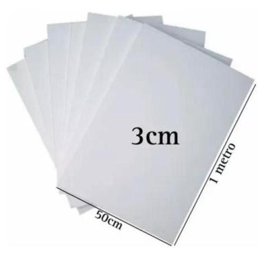 Imagem de 16 Placas Isopor Forro 100cm x50cm x3cm  Isolamento Termico - 360.DIGI