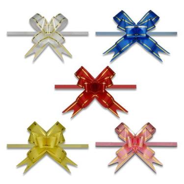 Imagem de 10 Laços Mágico Fácil Pronto Para Presente - Listra - 60Cm - Chang