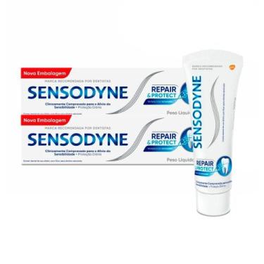 Imagem de Kit 2 Creme Dental Sensodyne Repair & Protect para Dentes Sensíveis 10