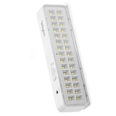 Imagem de Luminária de Emergência 30 LEDs Bateria de Lítio Elgin