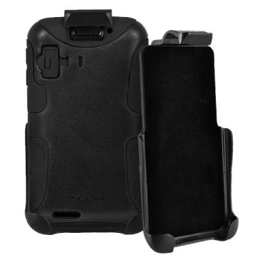 Imagem de Seidio CONVERT Capa e coldre pacote econômico para Motorola Atrix 4G – Pacote combo – Embalagem de varejo – Preto