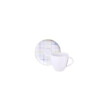 Imagem de Conjunto Xícara Expresso Tramontina Sweet Color Em Porcelana 95 Ml 2 Peças