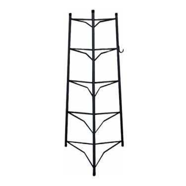 Imagem de Tripé Porta Panelas Estrela Preto 5 Compartimentos 82cm - Ouro Minas