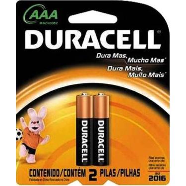 Imagem de Pilha alcalina Duracell AAA - cartela com 2 unidades