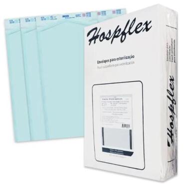 Imagem de Envelope Esteril Auto Selante 15x30 C/100 Hospflex, 127/220