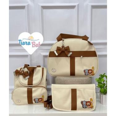 Imagem de Conjunto de luxo mochila 2 em 1/ 3 peças tiara baby - TIARA BABY , Car