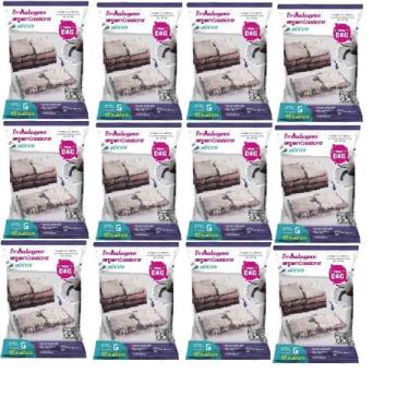 Imagem de Kit Saco A Vácuo Para Organizar Roupas G 60x80cm 12 Unidades - Paramou