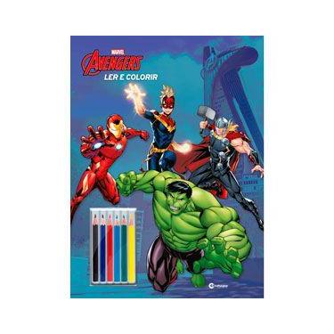Imagem de Pop Gigante Ler e Colorir com Lápis - Vingadores Culturama, Culturama-