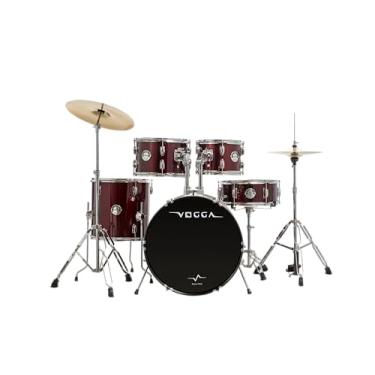 Imagem de BATERIA ACÚSTICA VOGGA PULSE BUMBO 20" VPD220 WRD (WINE RED)