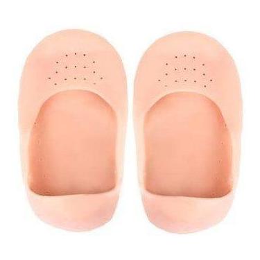 Imagem de Palmilha Silicone Meias Hidratantes Salto Protetor Sapatilho - Mrvenda
