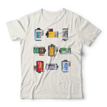 Imagem de Camiseta Filmes 35mm Studio Geek, G, Off white