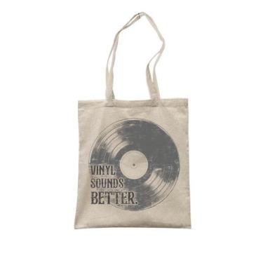 Imagem de Ecobag Vinyl Sounds Better Studio Geek