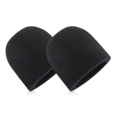 Imagem de LEFXMOPHY Para-brisas para Logitech G Yeti GX Dynamic RGB Gaming Microfone Substituição Pop Filtro Capa de Espuma de Microfone