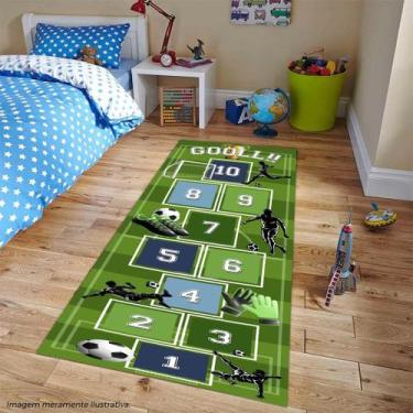 Imagem de Amarelinha Infantil Emborrachada Térmica Futebol - PRESENTE-BRINDE