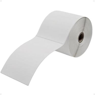 Imagem de Rolo com 200 Etiquetas Térmicas 10x15 Serrilhadas para Impressão Direta Sem Ribbon Perfeito para Impressoras Térmicas Com Facilidade de Uso