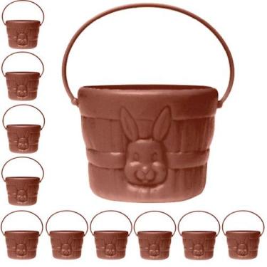 Imagem de Kit com 10 Cestinhas para Chocolates Páscoa Pequena Atacado - Master T