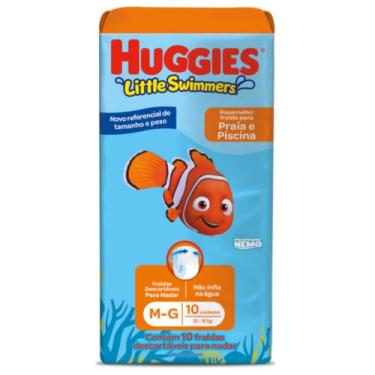 Imagem de Fralda Calça Praia e Pisicina Huggies Little Swimmers M/G (12 -15KG) -