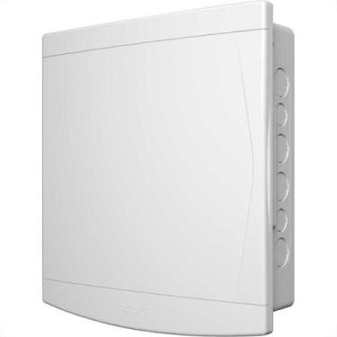 Imagem de Centrinho Tigre Pvc Embutir Para 6/8 Disjuntores Sem Barramento