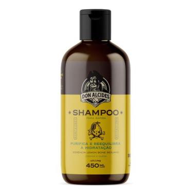 Imagem de Shampoo para barba 450ml lemon bone don alcides