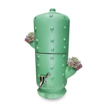 Imagem de Filtro De Agua Barro Cacto Colorido Pintado Luxo Bancada Top - Artesan