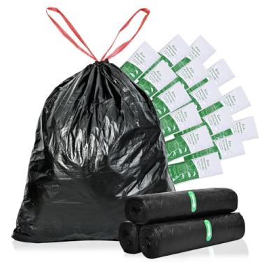 Imagem de Conjunto de sacos sanitários portáteis, 30 unidades de sacos sanitários portáteis com cordão com 30 unidades de gel absorvente para xixi em pó para acampamento, vaso sanitário, viagem, trailer, carro,