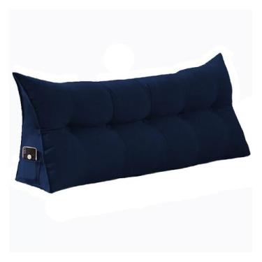 Imagem de Almofada de Apoio para Cabeceira 160cm Suede Várias Cores - Estopar, S