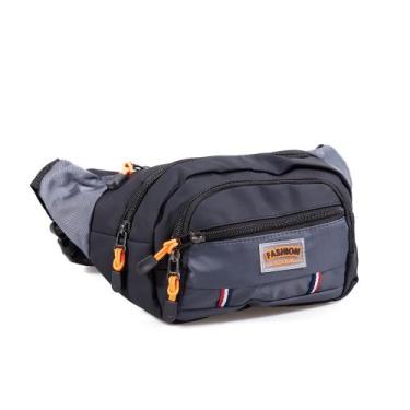 Imagem de Pochete Bolsa Entregador Grande De Nylon Ajustável E Leve - Use Young,