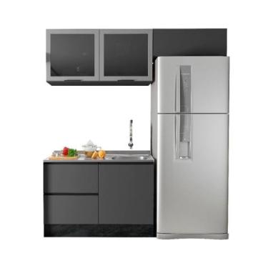 Imagem de Cozinha Modulada Etna 3 Peças para Pia 4 Portas Poliman Móveis - Polim