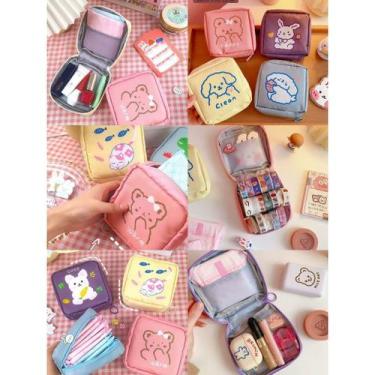 Imagem de Bolsa Armazenamento Mini bolsa de cosméticos Carteira Batom Porta Moed