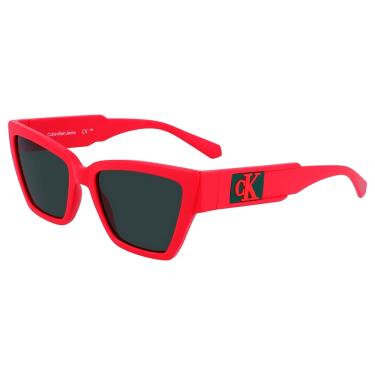 Imagem de Óculos de Sol Calvin Klein Jeans CKJ23624S 620 - Vermelho 54