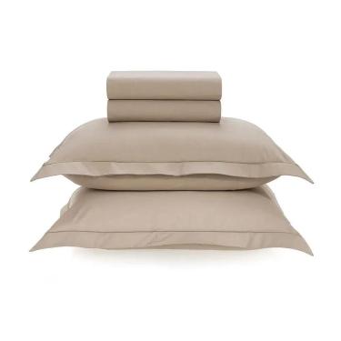 Imagem de Jogo De Cama Casal 200 Fios Deliz - Karsten Grao / Bege