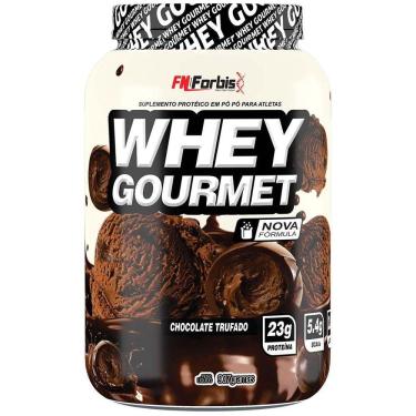 Imagem de Whey Protein Gourmet 900 G - Fn Forbis  Chocolate Trufado 