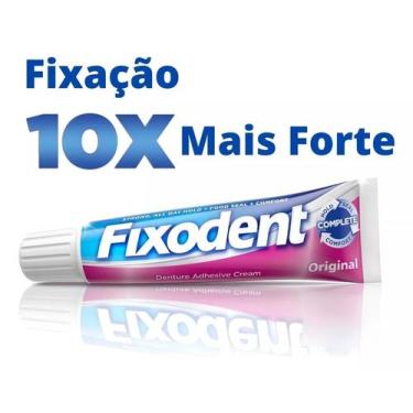Imagem de Fixodent Original - 68g  Mais vendido  Creme fixador  Fixação de até 1