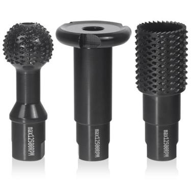 Imagem de Conjunto de ferramentas Pomsare Wood Grinder Ball Gouge para rebarbado