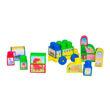 Imagem de Blocos De Encaixar - Dinossauro - Coti Block