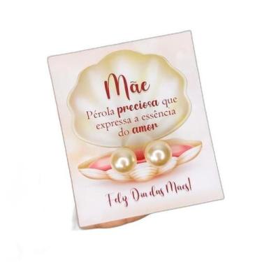 Imagem de Tags para Presente + Brincos Pérola 8mm - 100 Unidades - Asafe