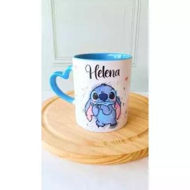 Imagem de Caneca Alça de Coração Stitch - loja dinka