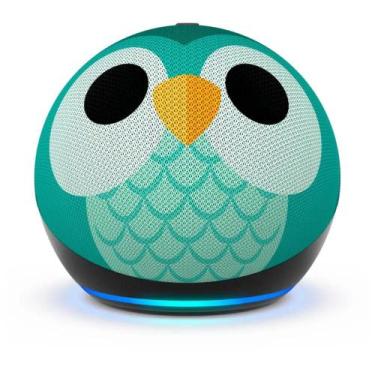 Imagem de Amazon Echo Dot 5ª Geração Kids Assistente Virtual Alexa - Coruja