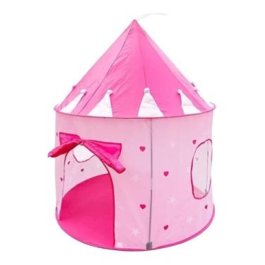 Imagem de Barraca Infantil de Princesa Rosa – Cabana de Aventuras Tenda Castelo Encantado